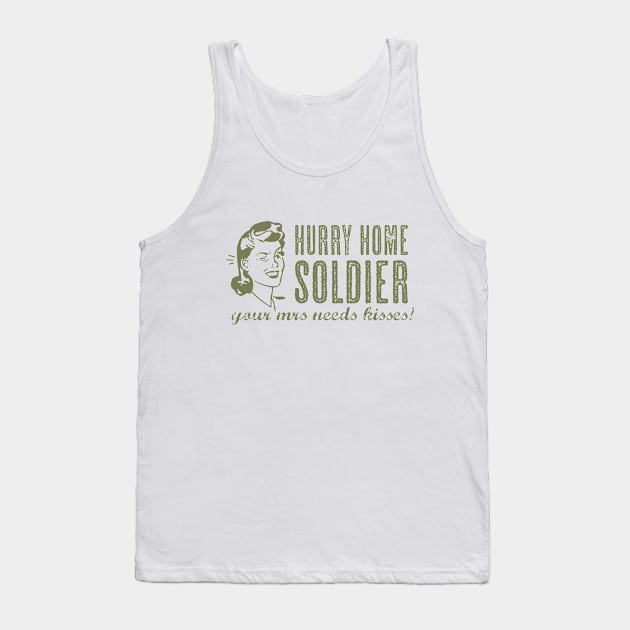 Hurry Home Solder Tank Top by Jared S Davies